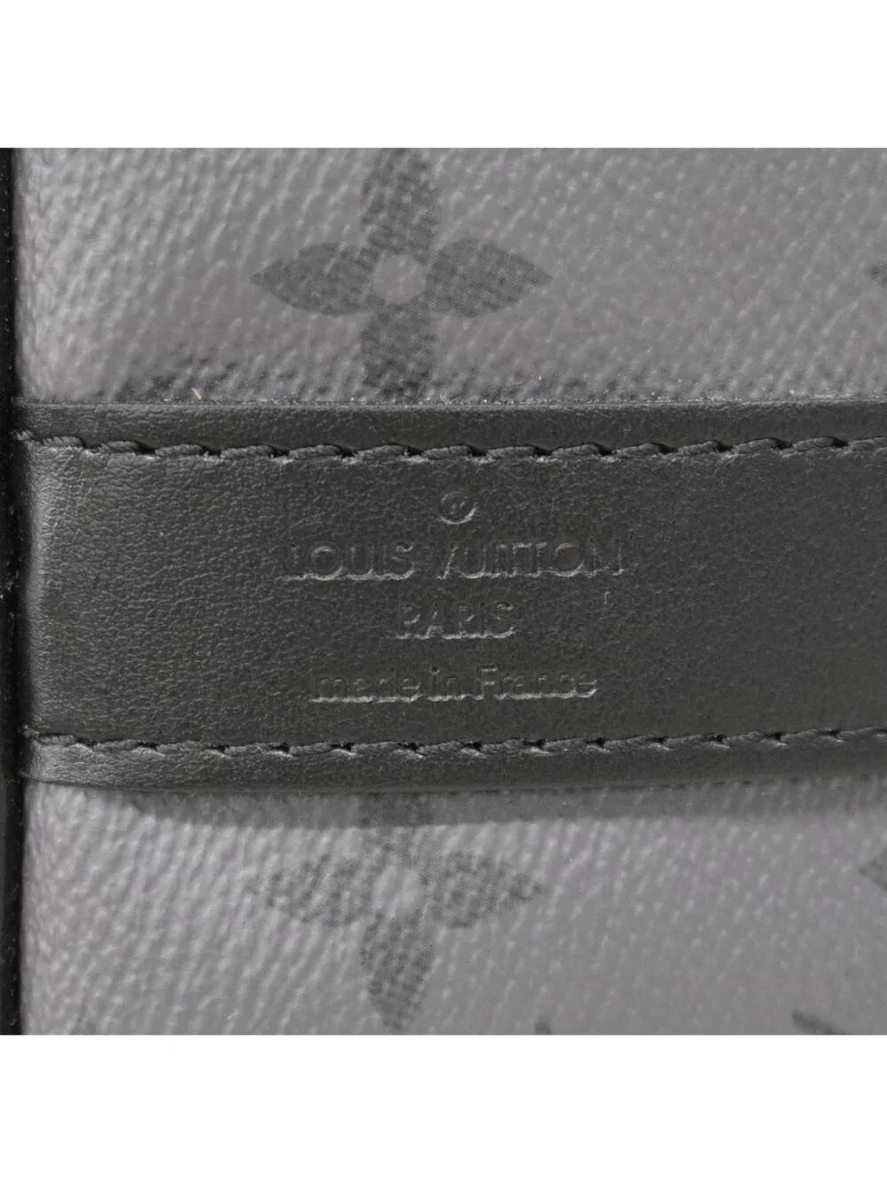 Louis Vuitton Handbag Monogram Eclipse Reverse Keepall Bandouliere 35 Black